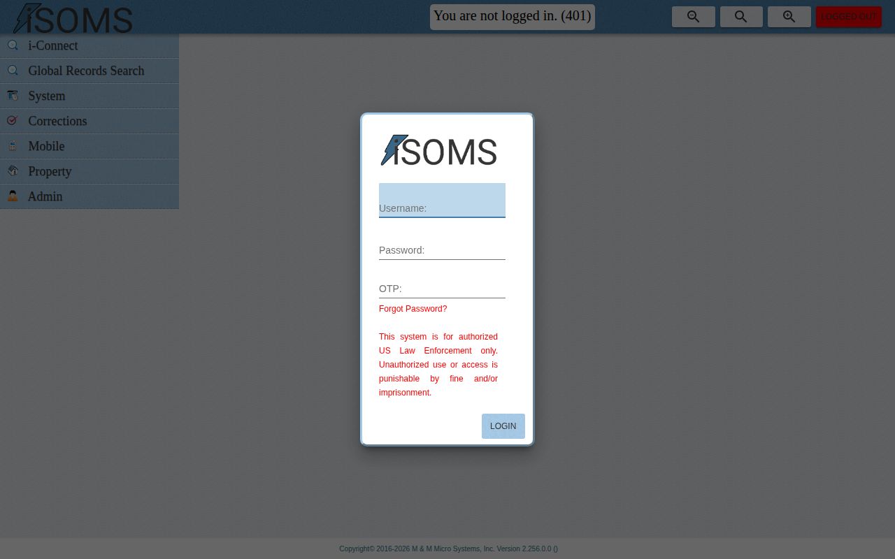 Maury Sheriff administrative warrant portal login